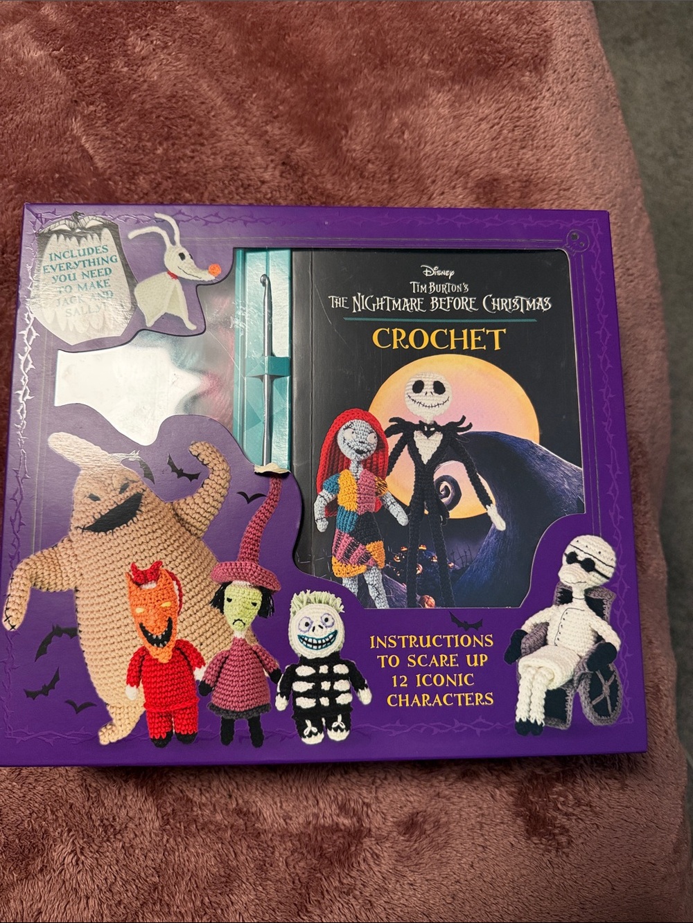 Never opened Disney The Nightmare Before Christmas Crochet Kit (Jack & Sally)
